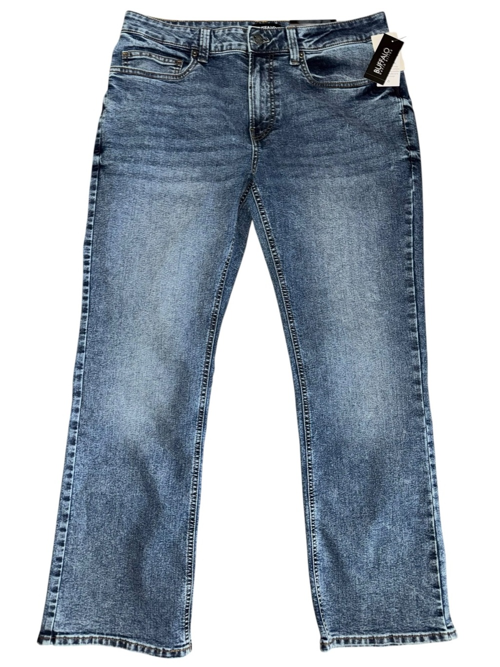 Buffalo David Bitton Slim Boot King Jeans Men’s 34x30 NWT Medium Wash